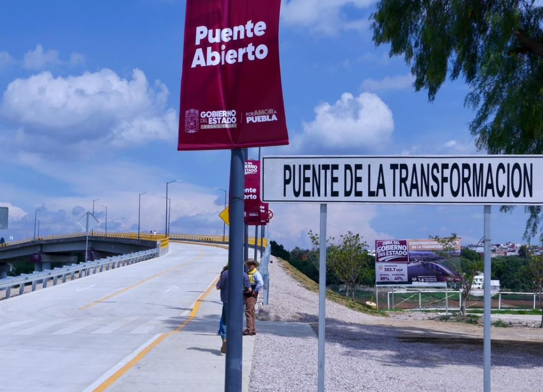 Abren la circulación del Puente de la Transformación