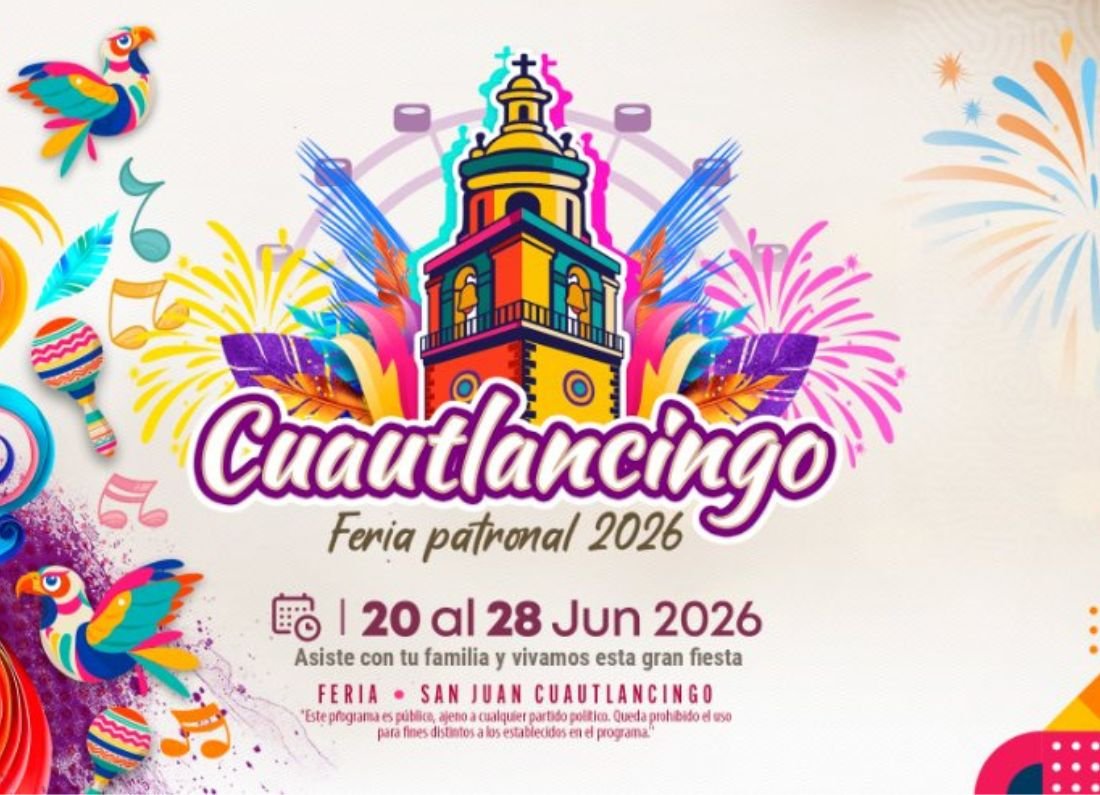 Cuautlancingo anuncia cartelera oficial de la Feria Patronal 2026