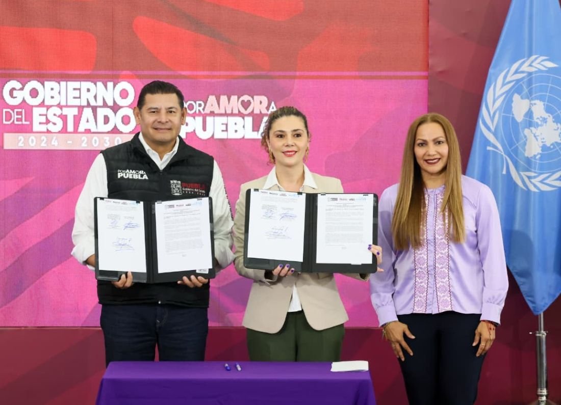Gobierno de Puebla lidera protección de género con ONU Mujeres 