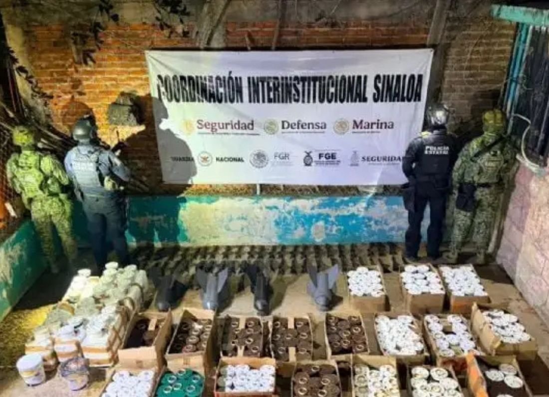 Hallan más de 550 explosivos en Sinaloa