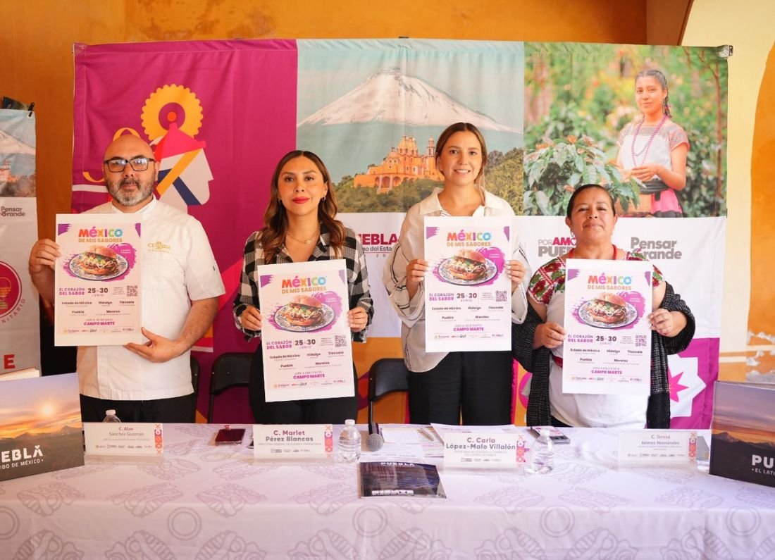 Mostrará Puebla riqueza gastronómica en “México de mis Sabores” en CDMX