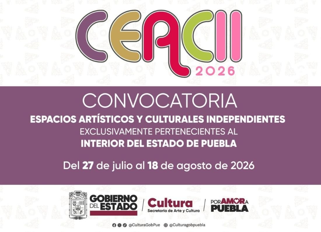 Abre convocatoria en Puebla para fortalecer espacios artísticos independientes