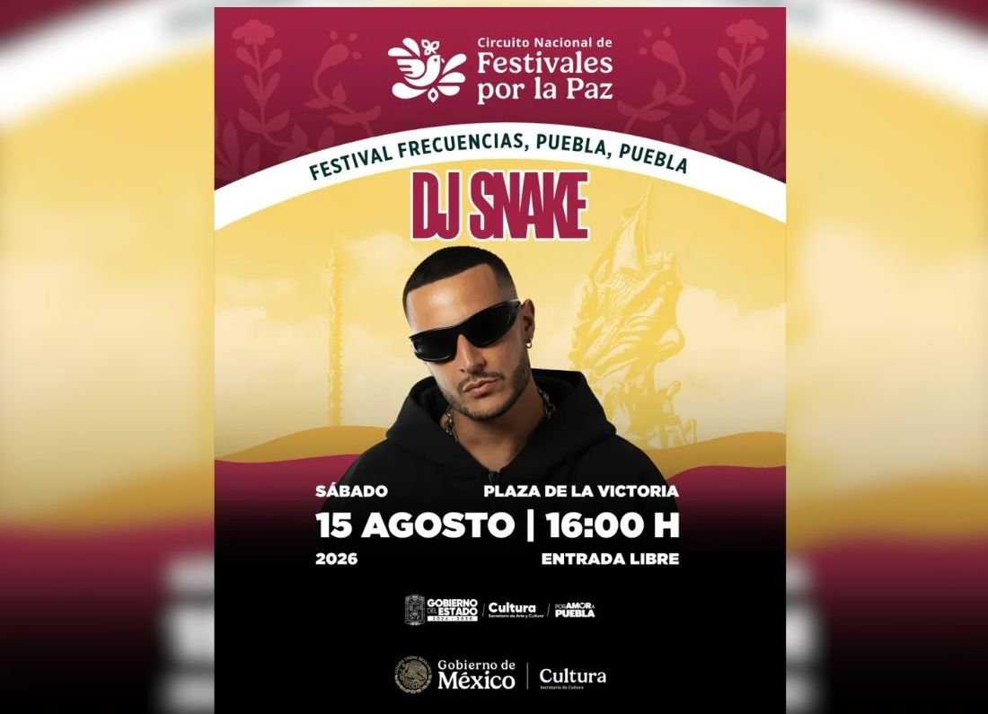 DJ Snake se presentará gratis en Puebla