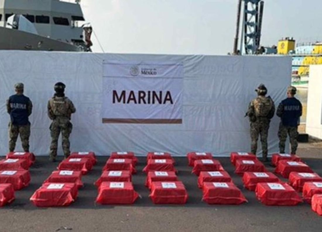 Decomisan 1.2 toneladas de cocaína en Chiapas
