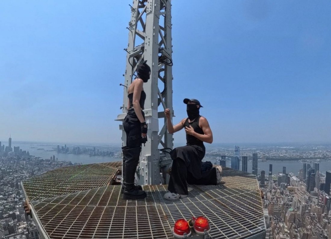 Pareja escala el Empire State para pedir matrimonio