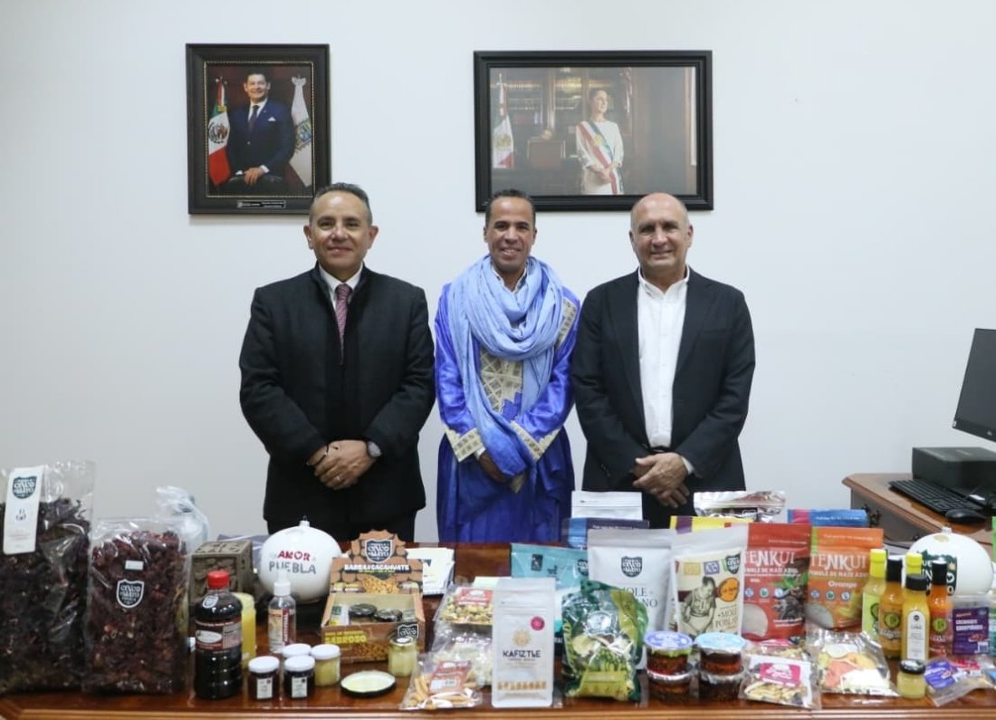 Puebla fortalece promoción internacional de productos locales con Marruecos