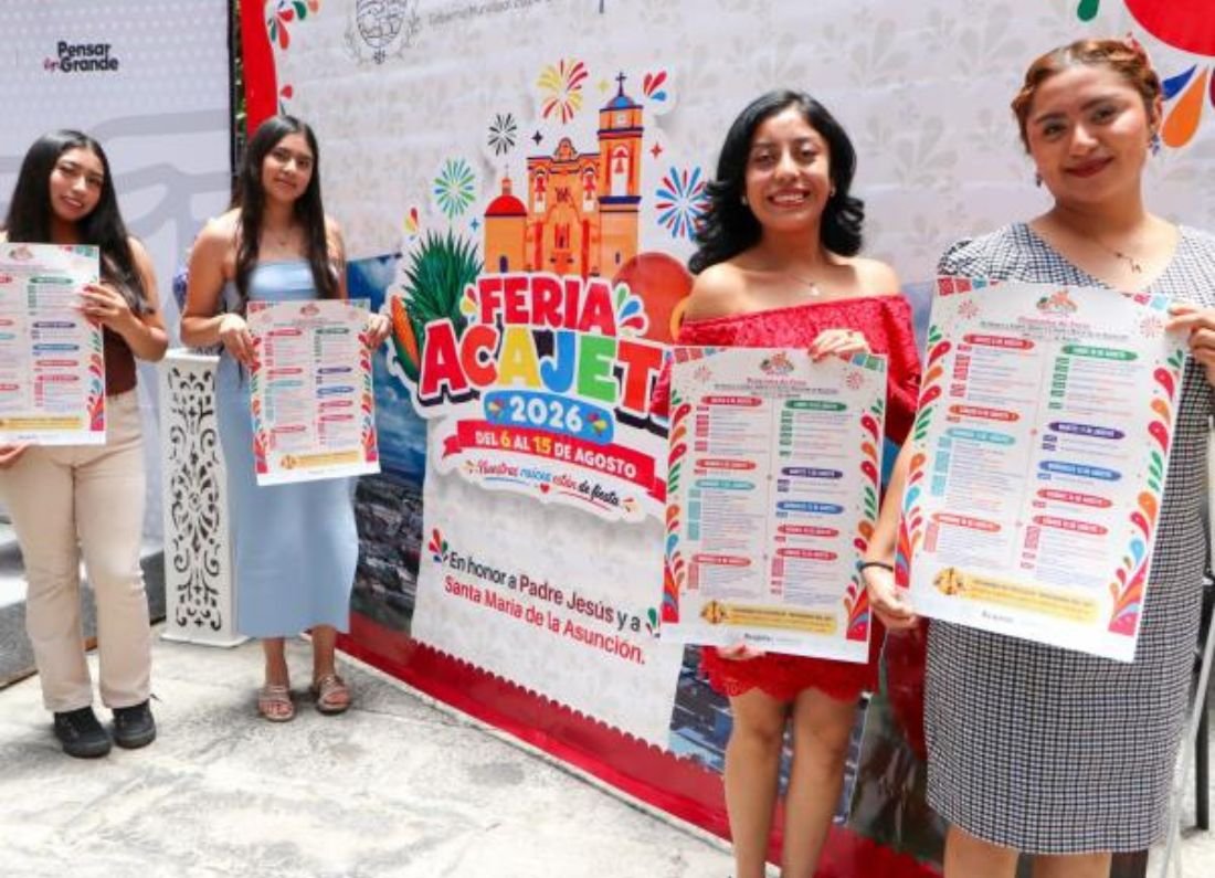 Acajete presenta su Feria Patronal 2026