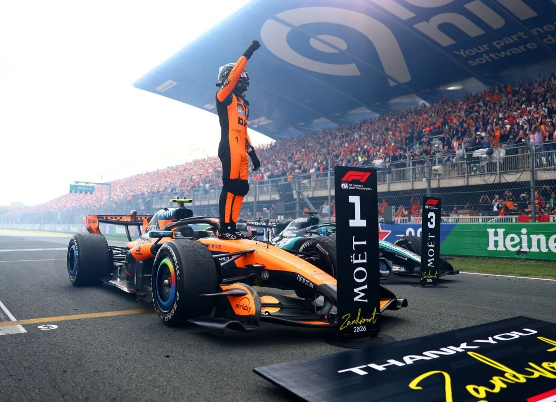 Lando Norris gana el último Gran Premio de Países Bajos de Fórmula 1
