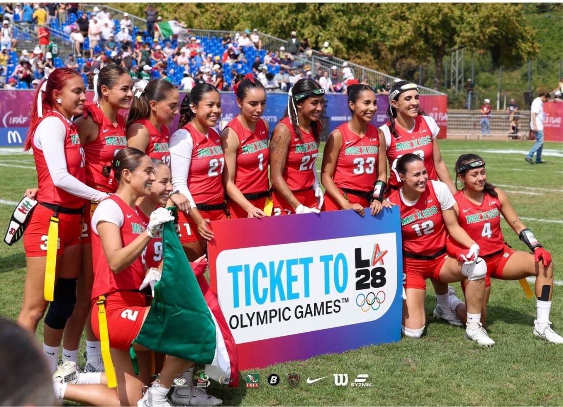 México se clasifica a Los Ángeles 2028 en Flag Football