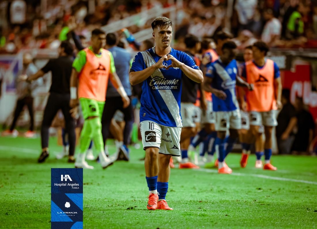 Agónico gol de Mathías Tomás le da el triunfo a Puebla 1-0 sobre Necaxa