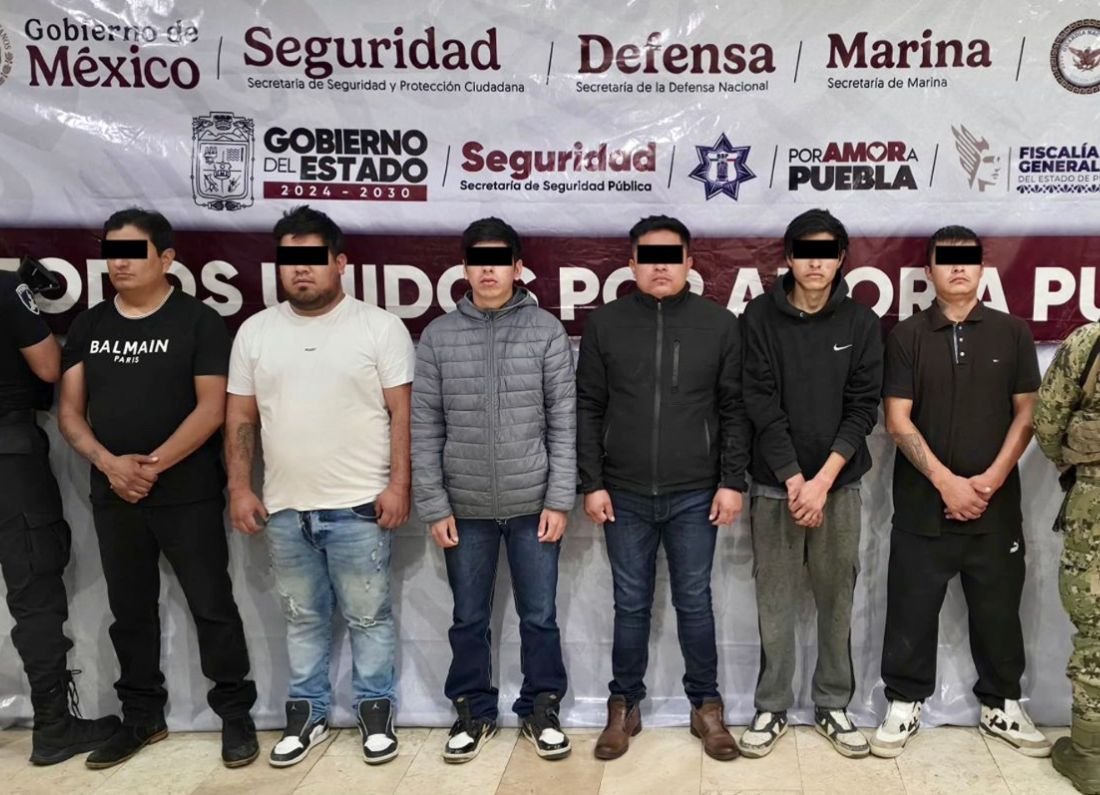 Detienen en Puebla a célula de banda Los Millonarios