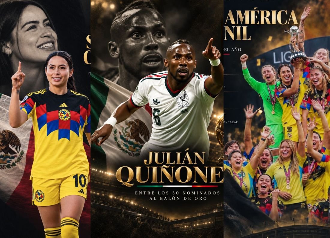 Quiñones, Scarlett Camberos y América entre los nominados al Balón de Oro 2026